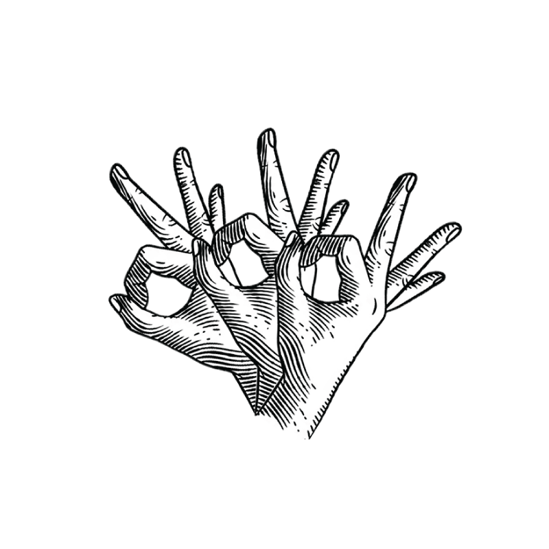 000 architecture studio logo with hands