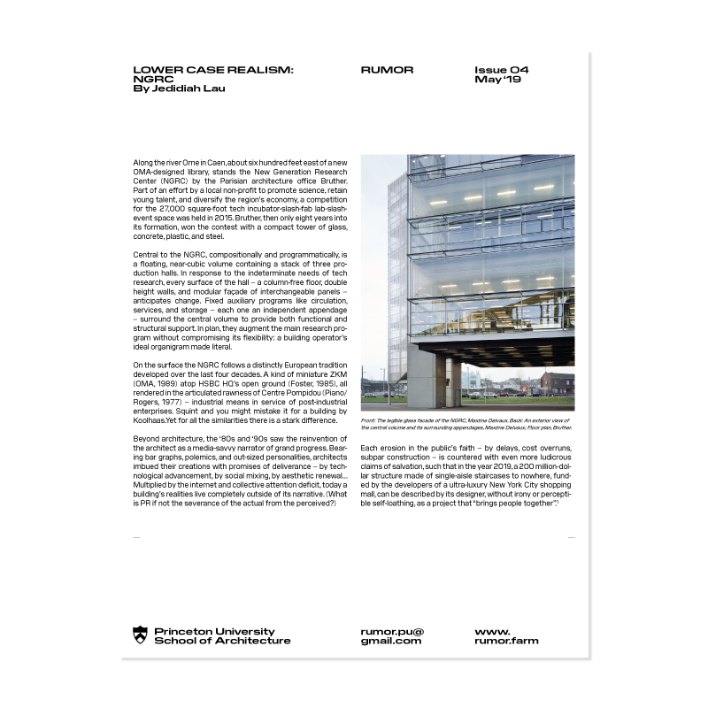 Lower Case Realism publication cover