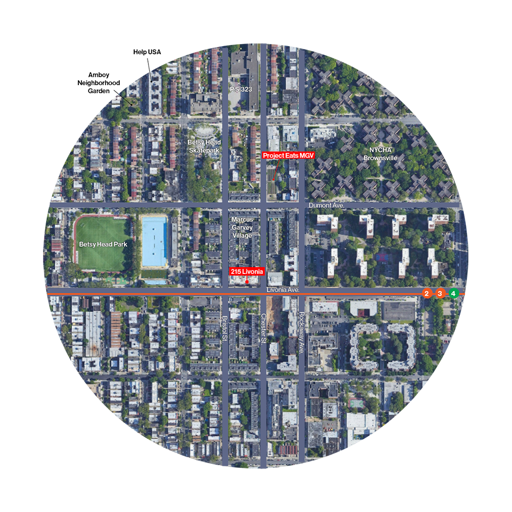 Project EATS site map