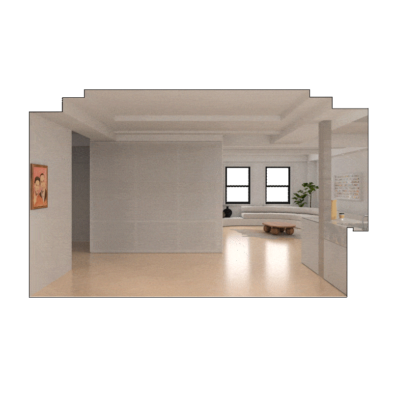 Apartment on the UWS studio animation